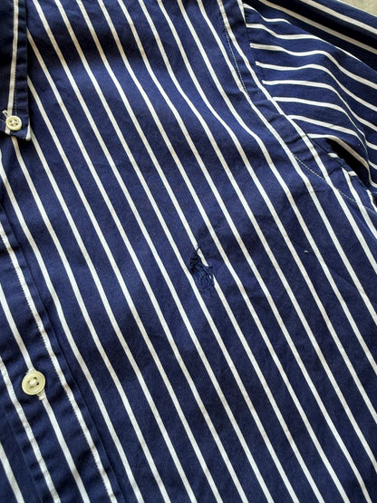 Polo by Ralph Lauren muška plava prugasta košulja (S)