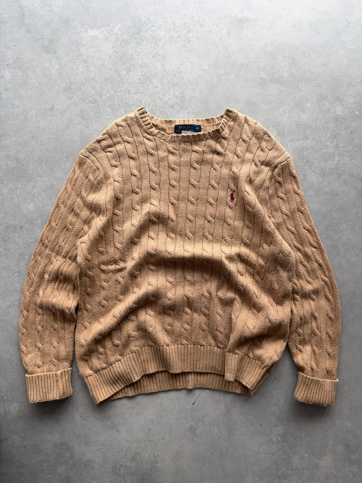 Polo by Ralph Lauren muški cable knit džemper (XL)