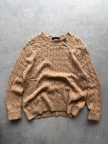 Polo by Ralph Lauren muški cable knit džemper (XL)
