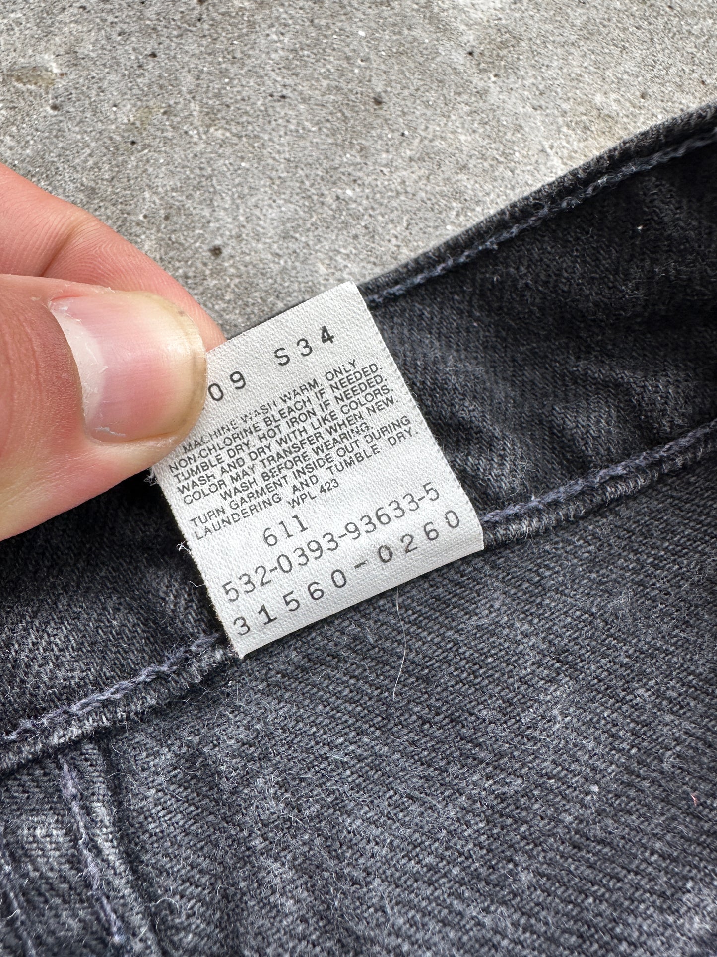 Levis 560 1993 vintage muški teksas šorc (31)