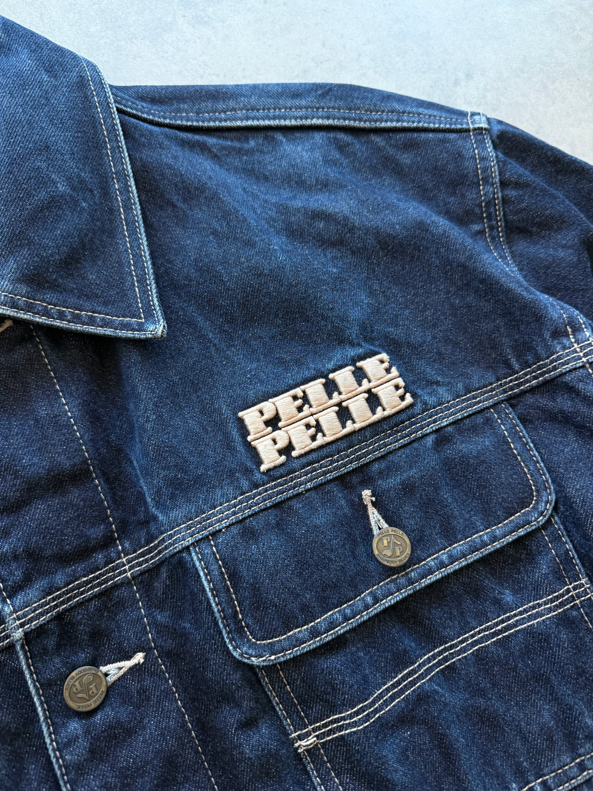 Pelle Pelle muška 2000s oversized teksas jakna (M)