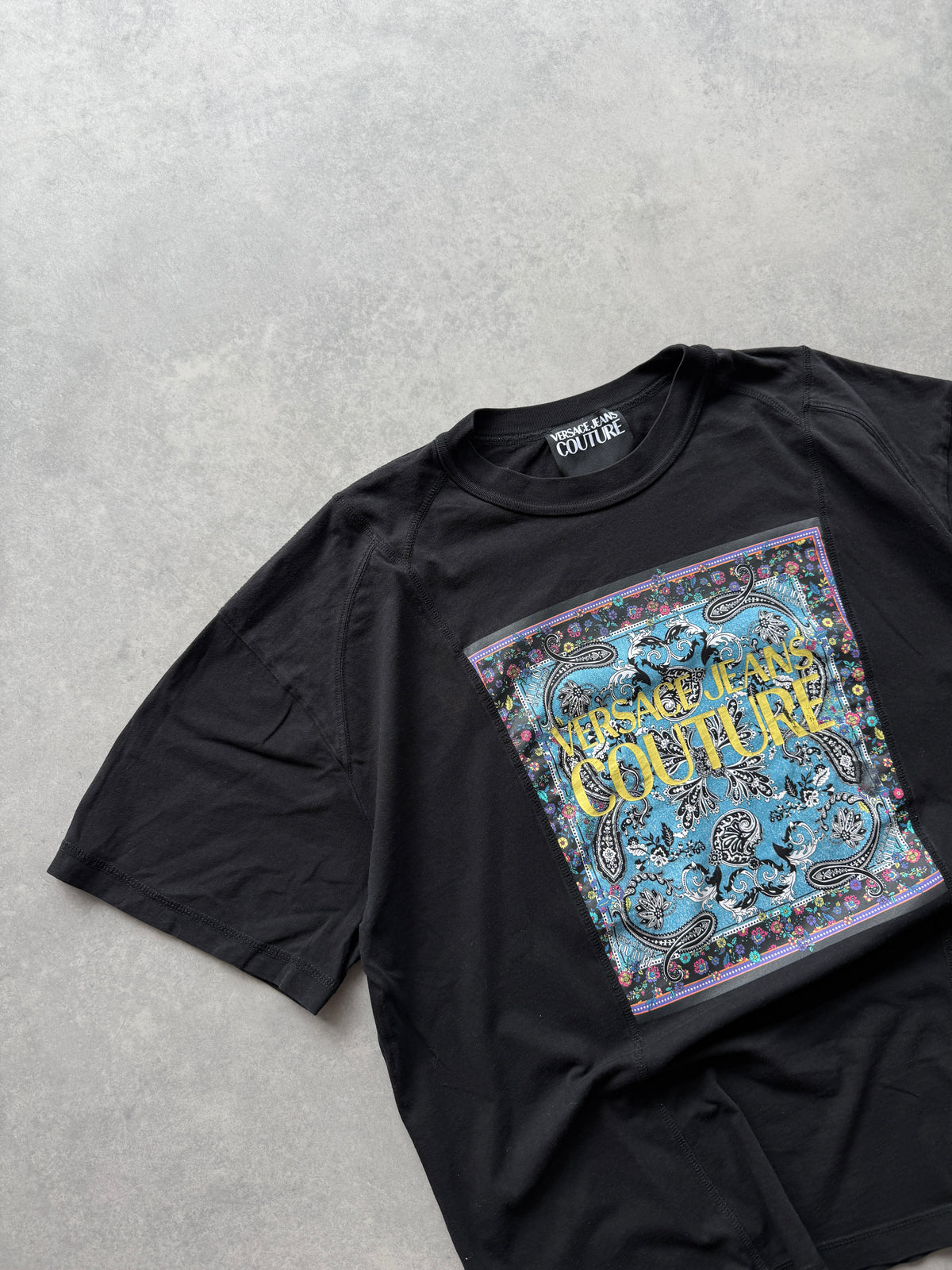 Versace muška crna oversized majica (L)