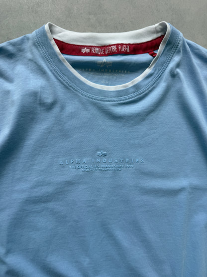 Alpha Industries muška plava majica (XL)