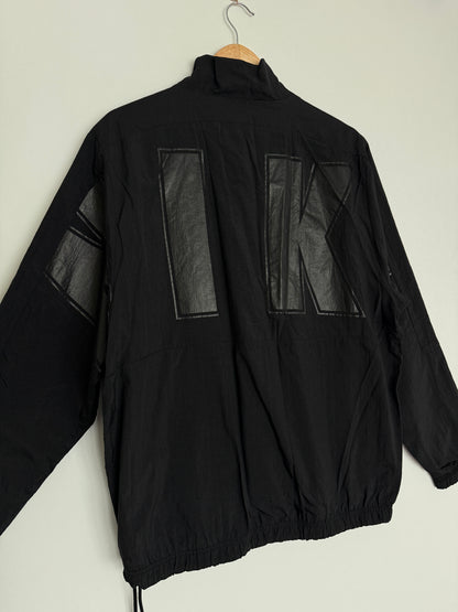 Nike muška oversized crna šuškava dukserica (S)