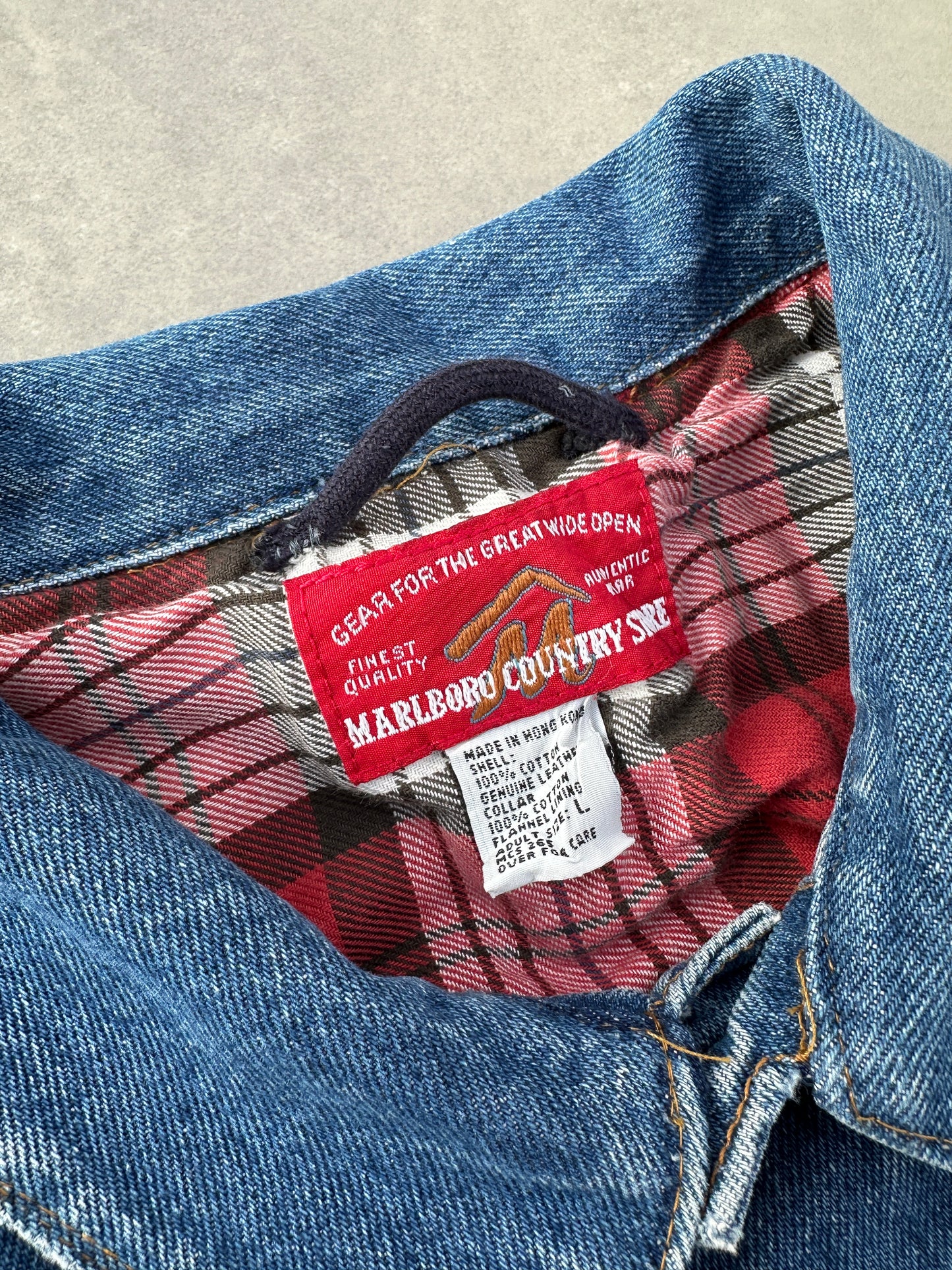 Marlboro Country Store vintage 90s muška teksas jakna (L)