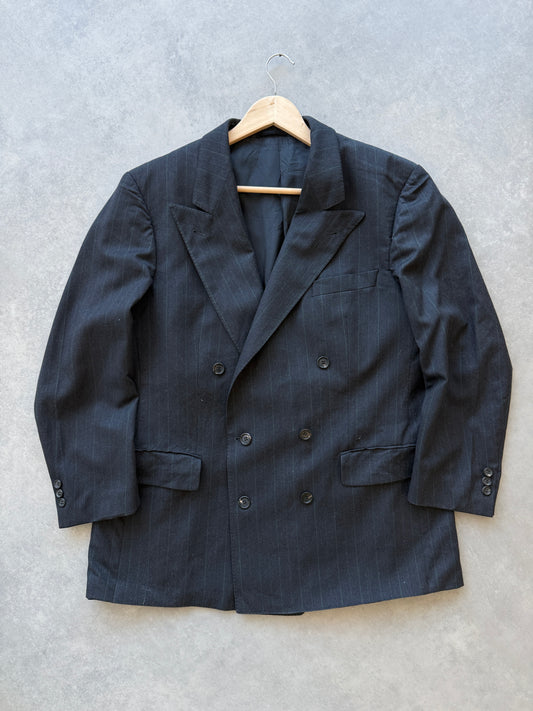 Burberrys vintage double breasted pinstripe muški sako (L)