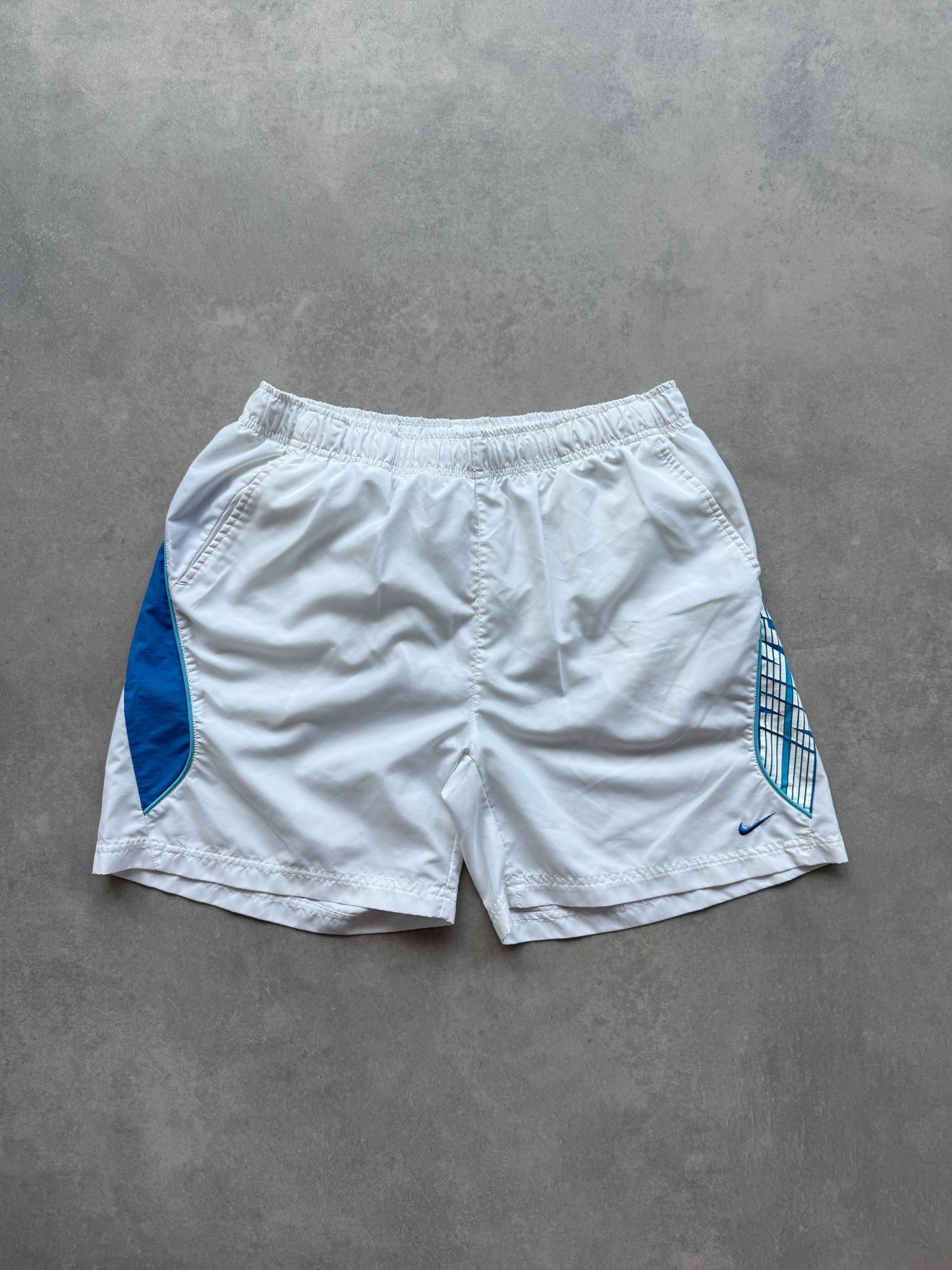 Nike 2000s muški bijeli šorc za kupanje (L)