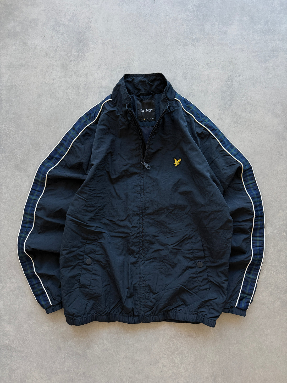 Lyle & Scott muška plava šuškava dukserica (M)