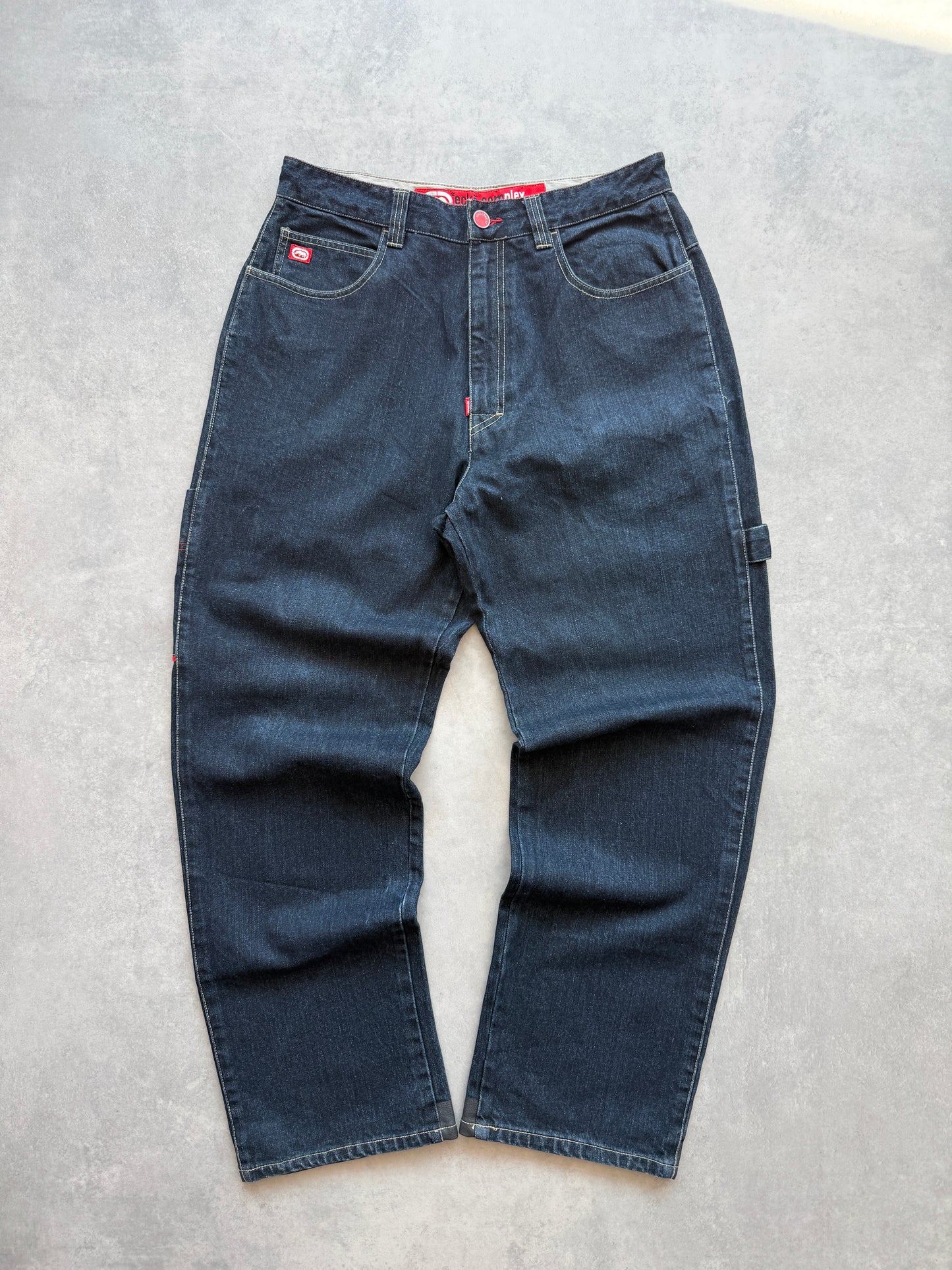 Ecko Complex 2000s Y2K muške baggy farmerke (34)