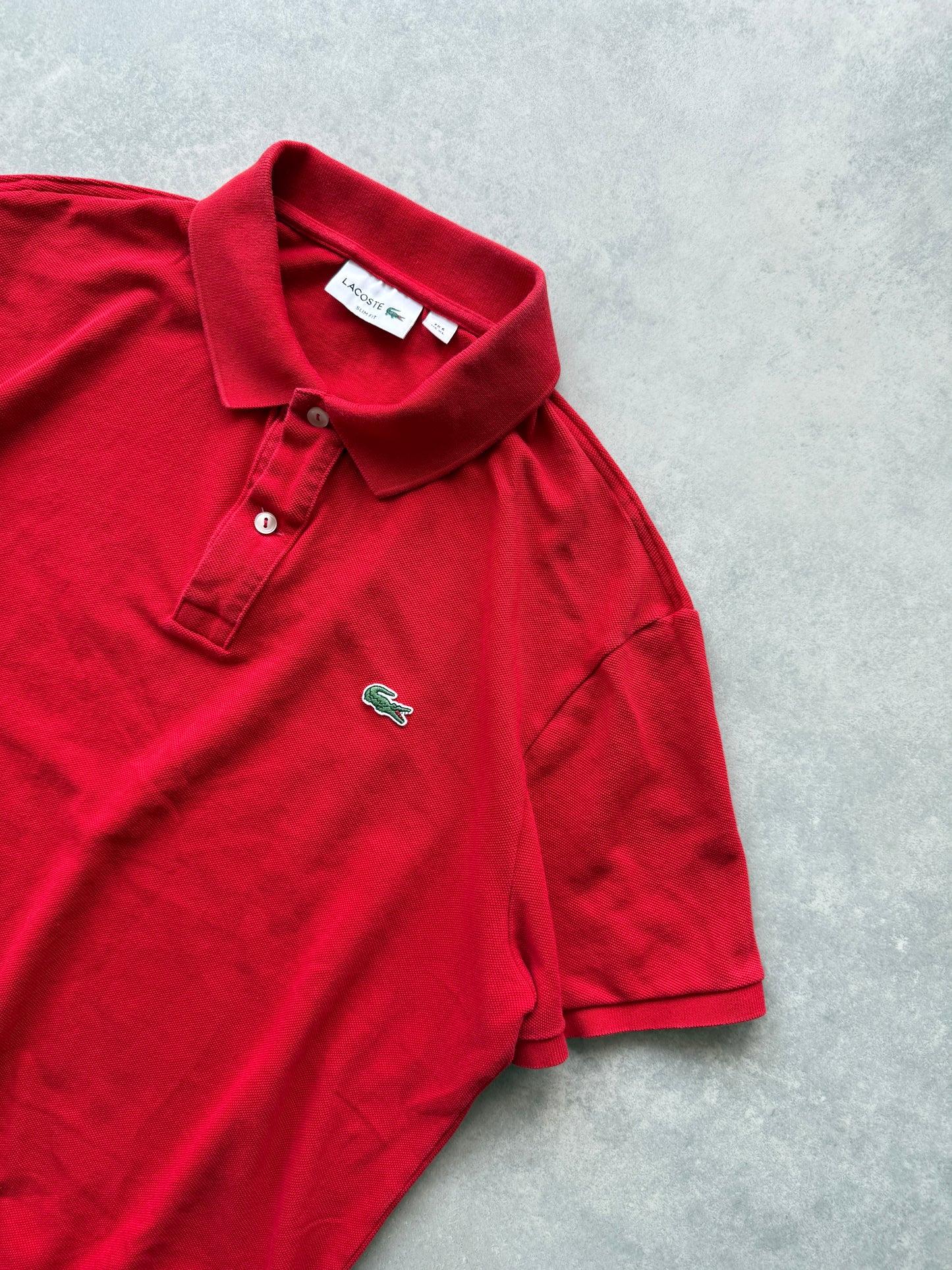 Lacoste muška slim fit crvena polo majica (XL)