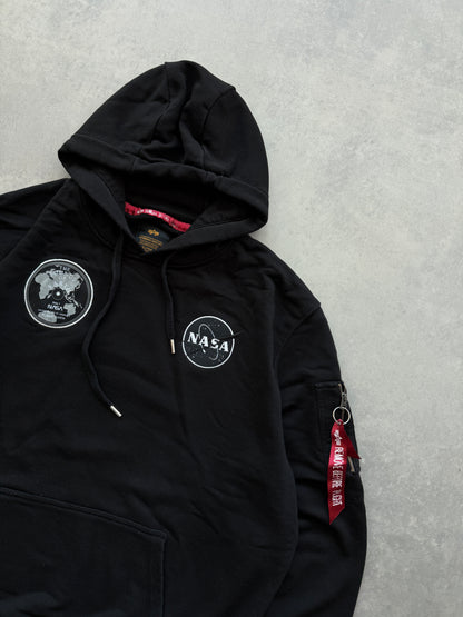 Alpha Industries NASA muška crna dukserica (XL)