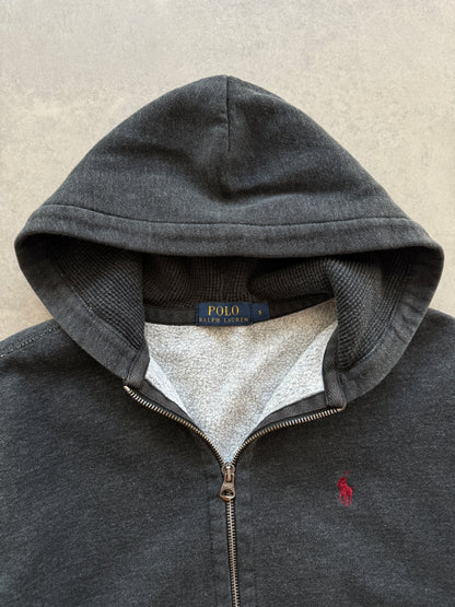 Polo by Ralph Lauren siva zip heavy cotton dukserica (S)