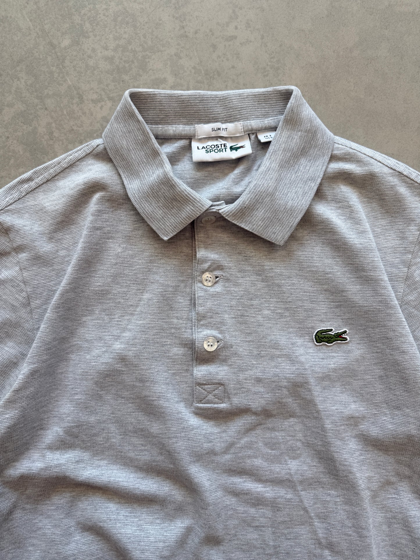 Lacoste muška siva polo majica (S)