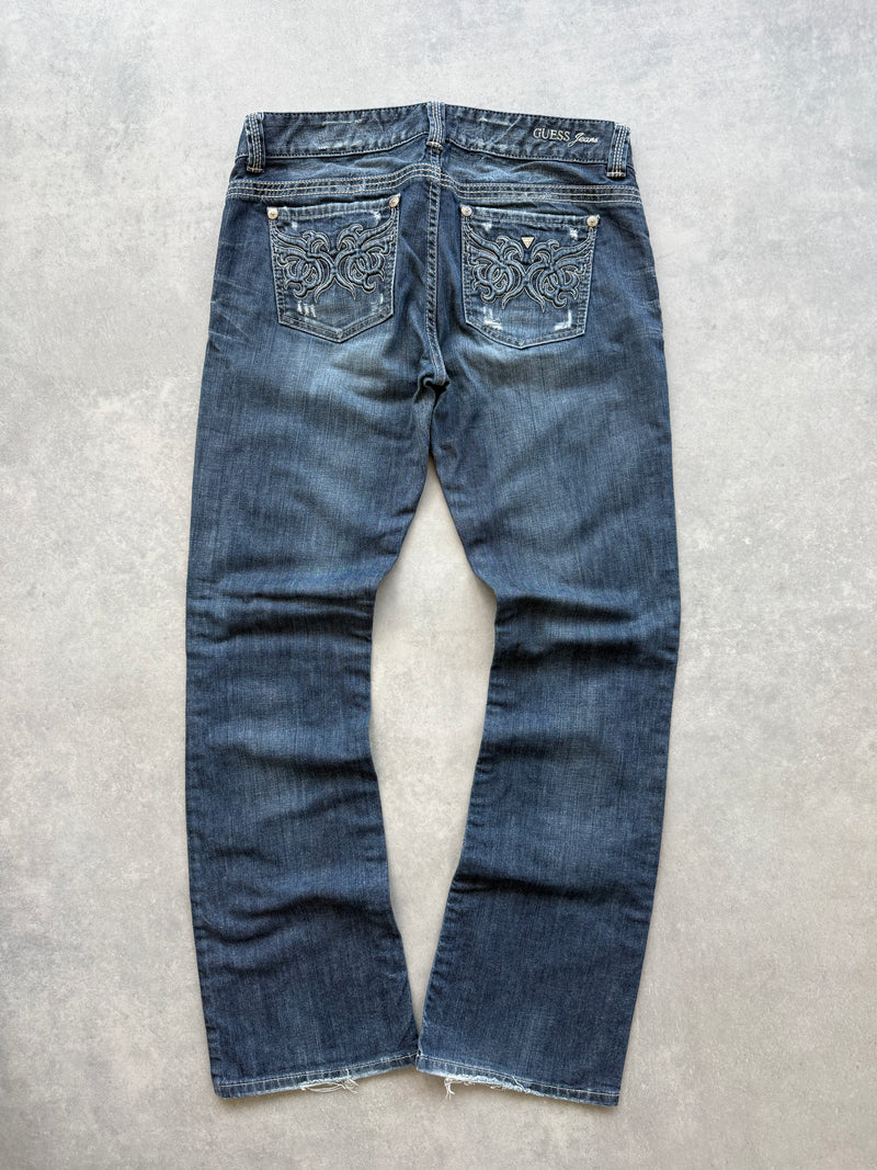 Guess Y2K ženske bootcut farmerke (32)