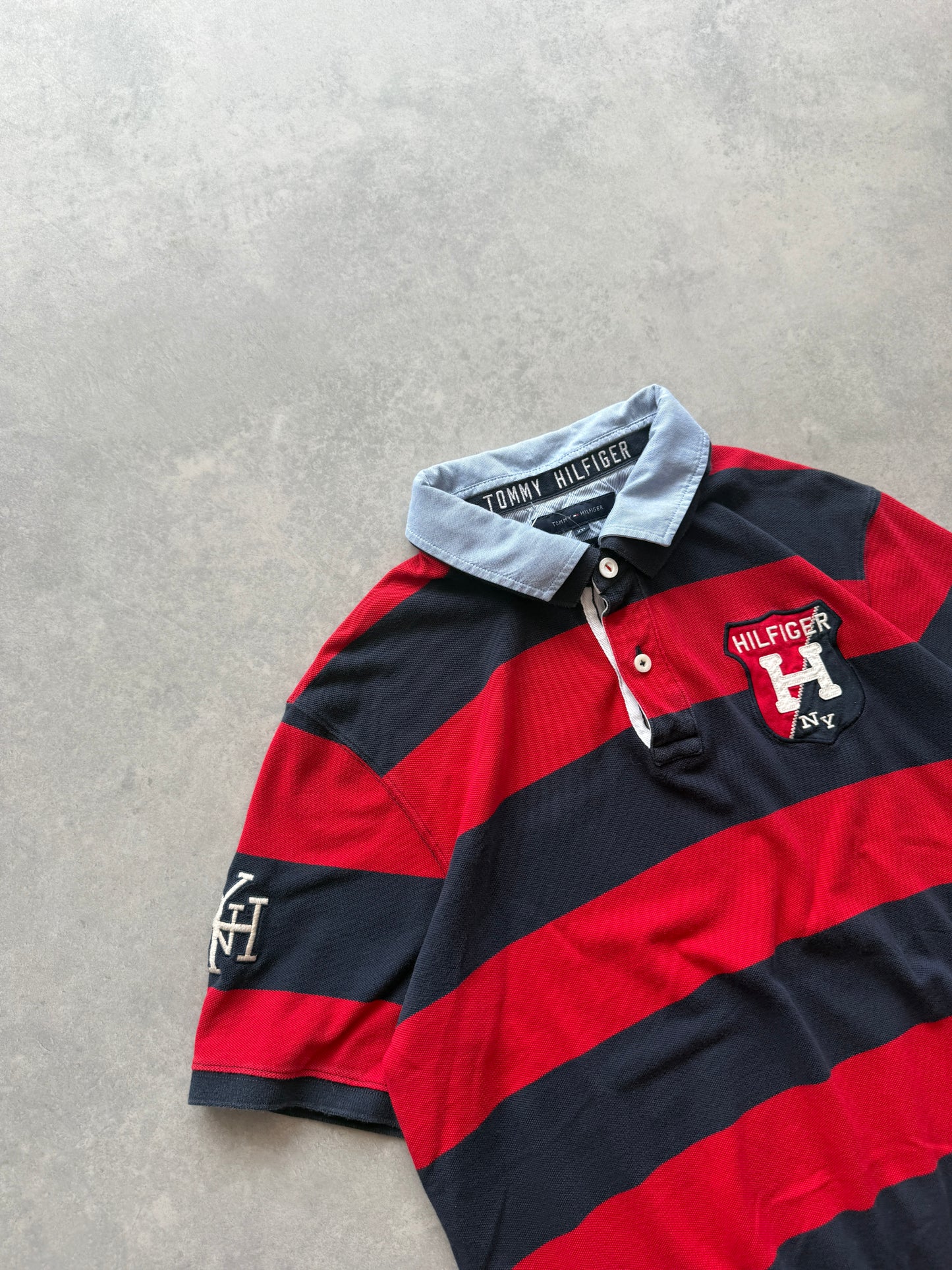Tommy Hilfiger retro muška prugasta polo majica (XXL)