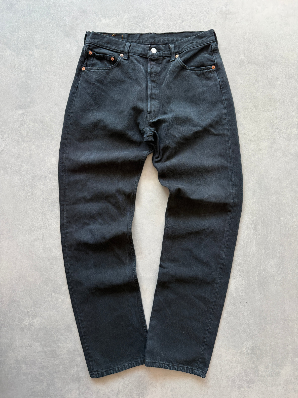 Levis 501 muške crne farmerke (34x34)
