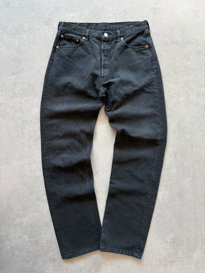 Levis 501 muške crne farmerke (34x34)