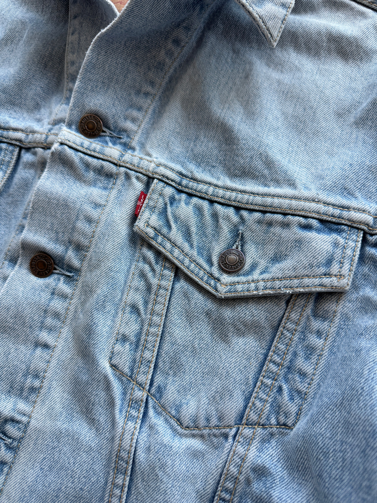 Levis vintage 90s muška plava teksas jakna (L)