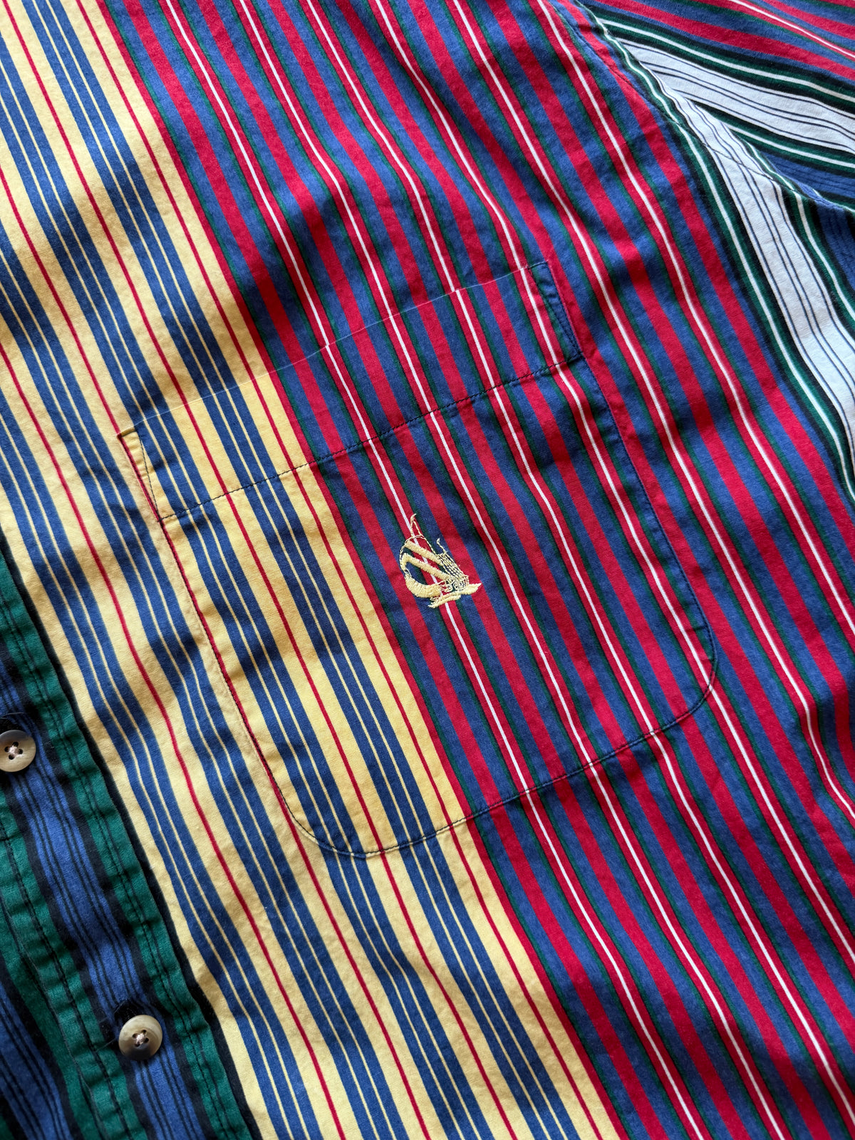 Nautica vintage muška prugasta košulja (XL)