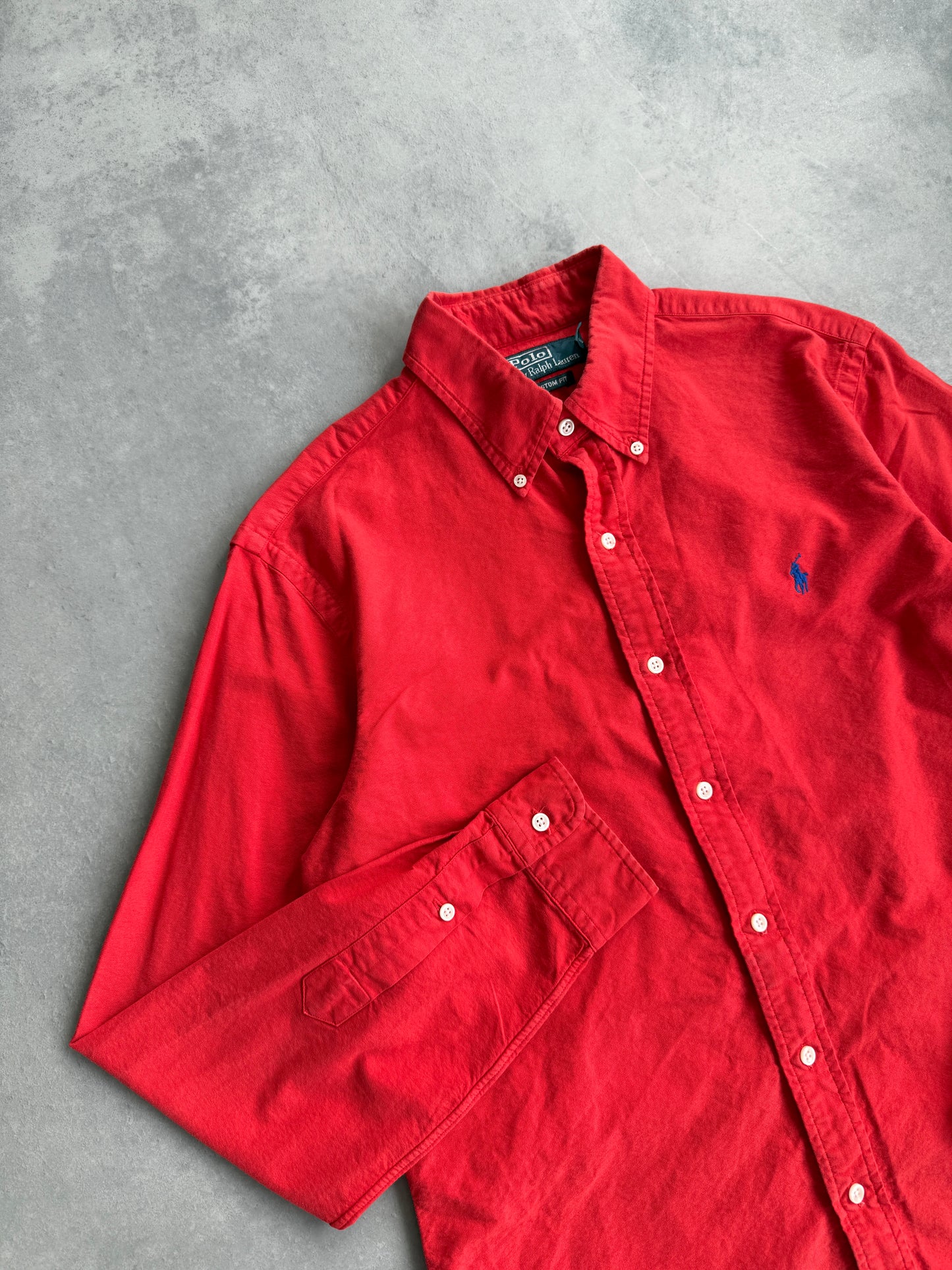 Polo by Ralph Lauren vintage muška crvena košulja (M)