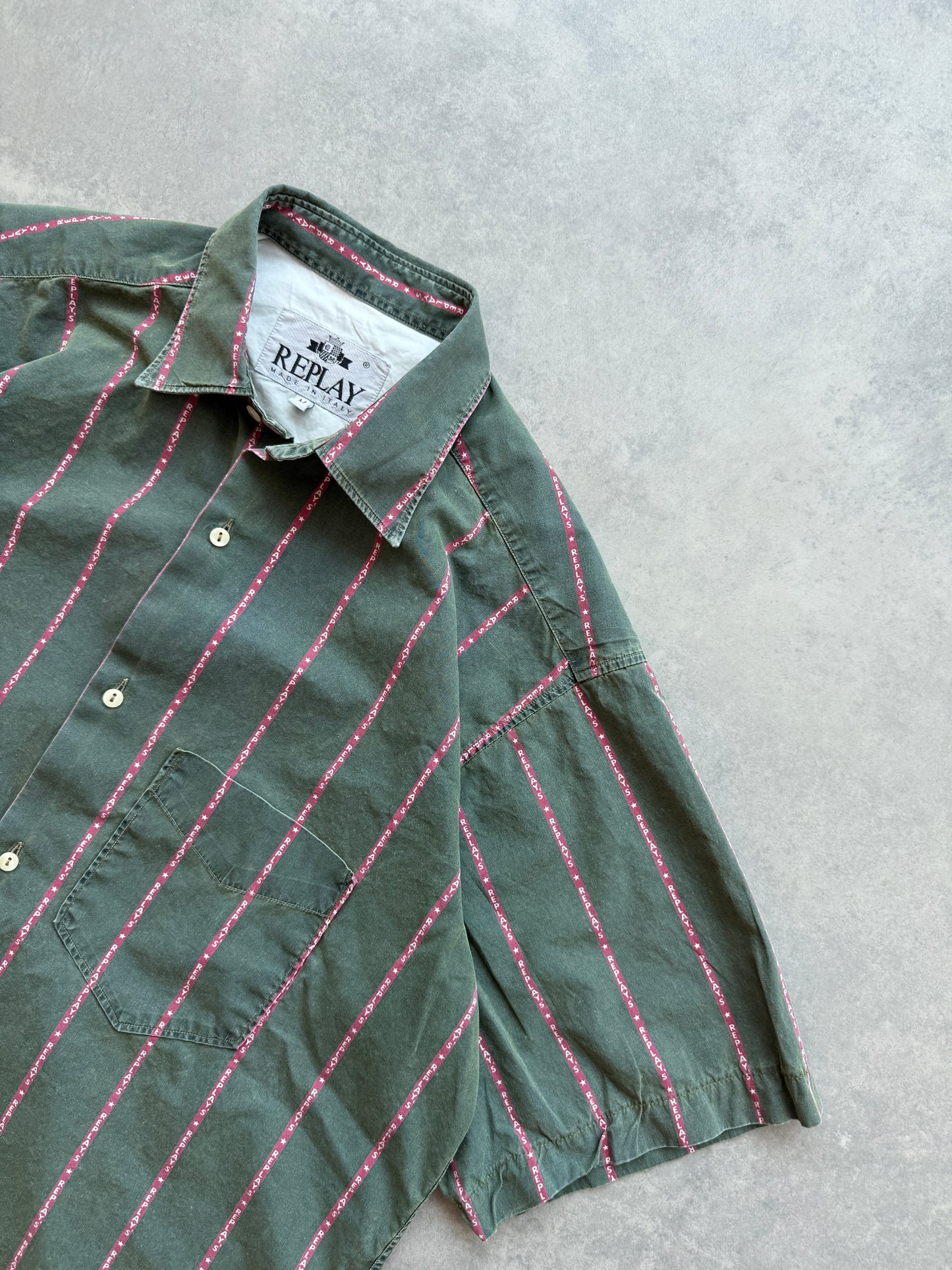 Replay vintage 90s muška oversized košulja (M)