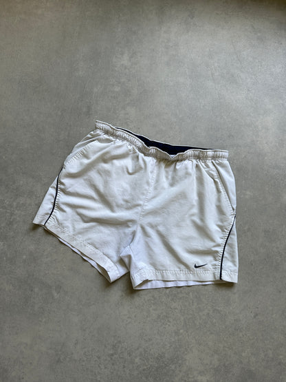 Nike 2000s muški bijeli šorc za kupanje (M)