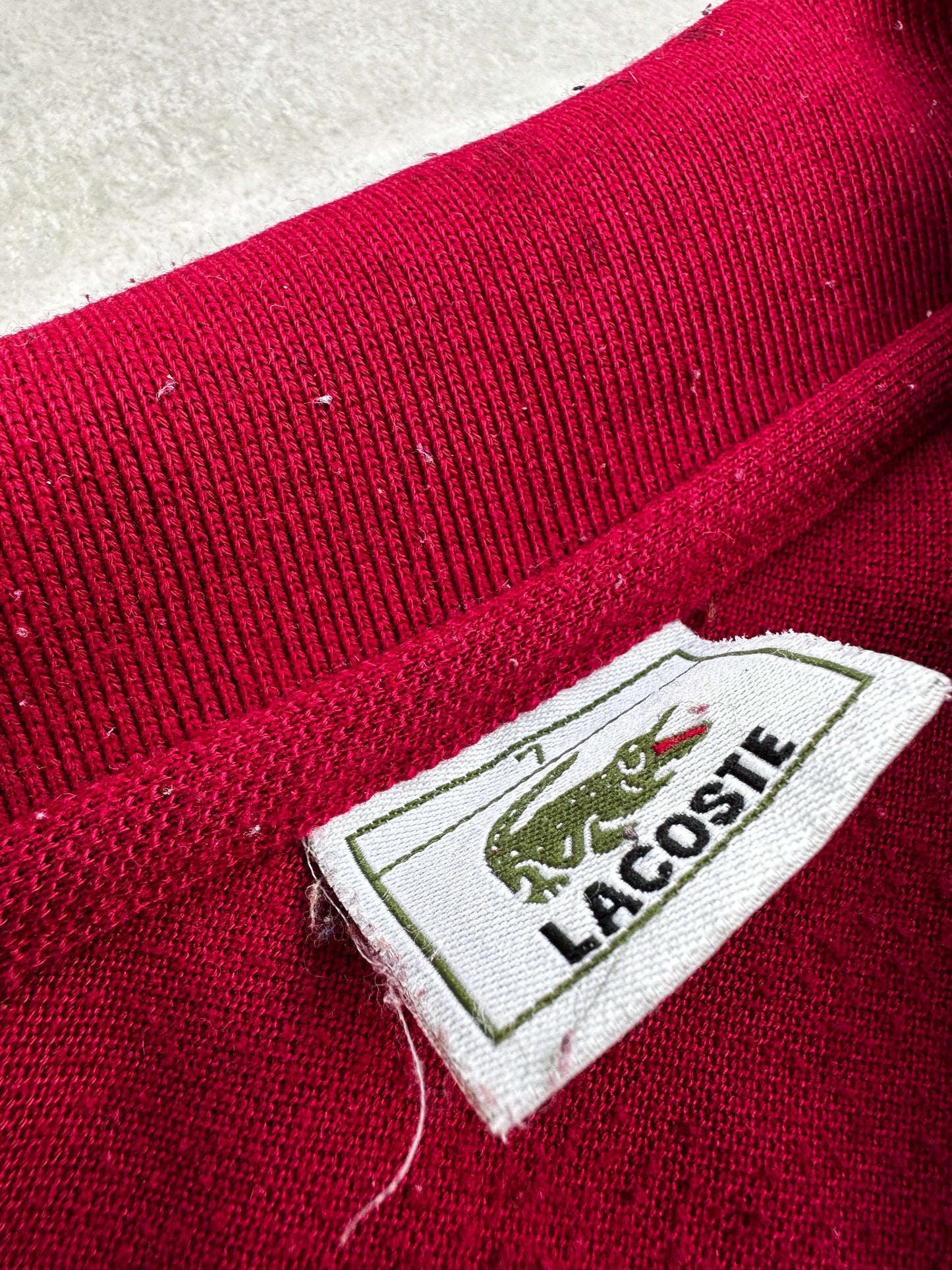 Lacoste vintage muška crvena polo majica (XXL)