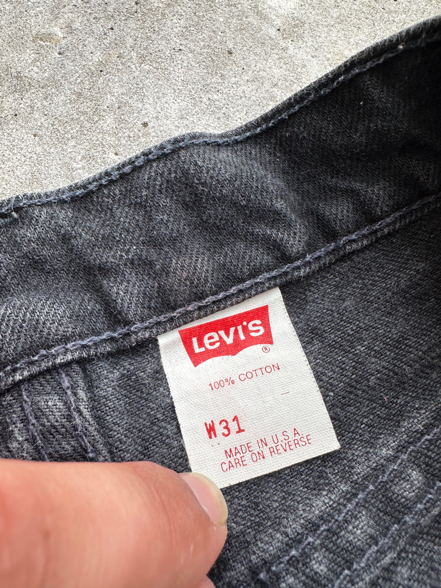 Levis 560 1993 vintage muški teksas šorc (31)