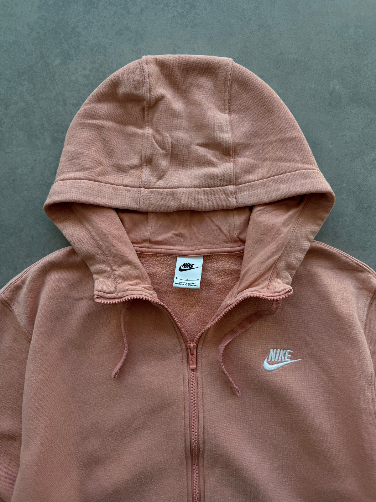 Nike muška basic roza zip dukserica (L)