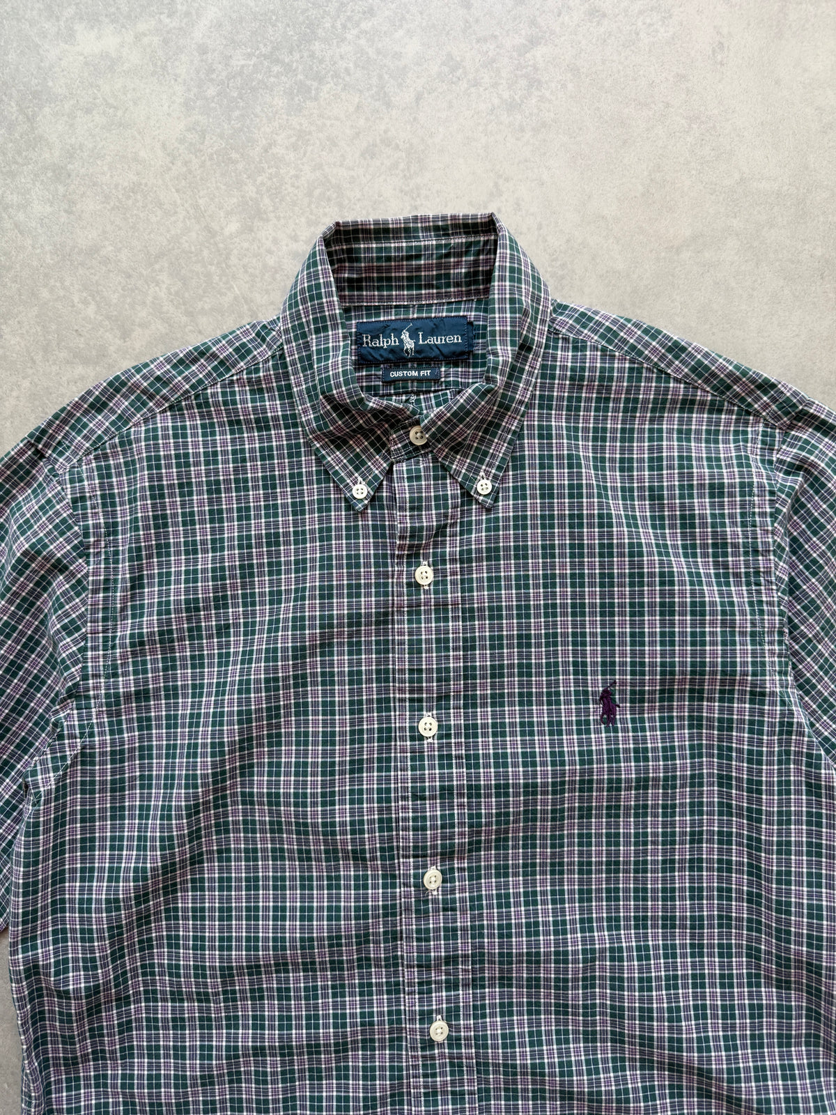 Polo by Ralph Lauren vintage muška zelena karirana košulja (M)
