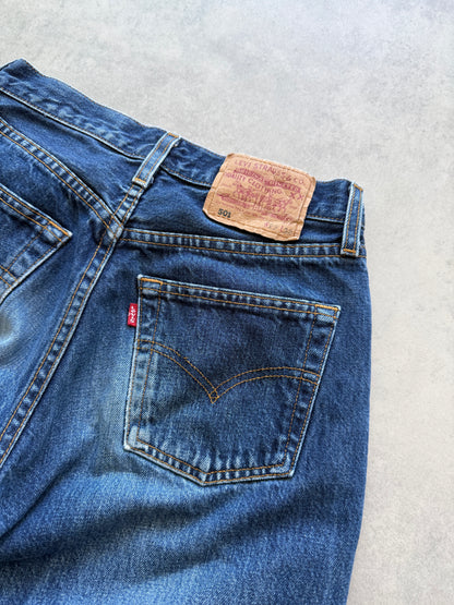 Levis 501 ženske tamno plave farmerke (29x32)