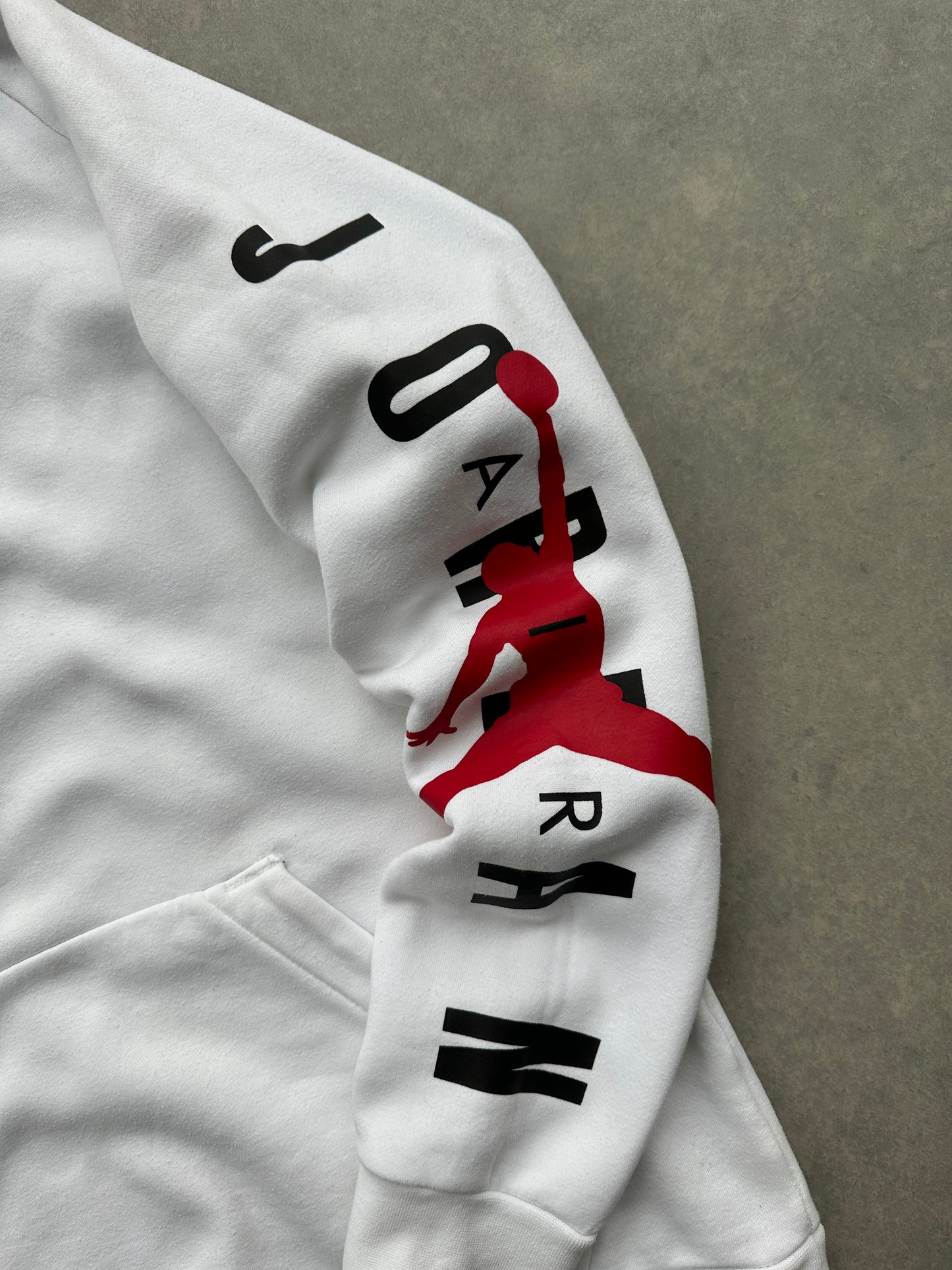 Nike Air Jordan muška bijela dukserica (S)