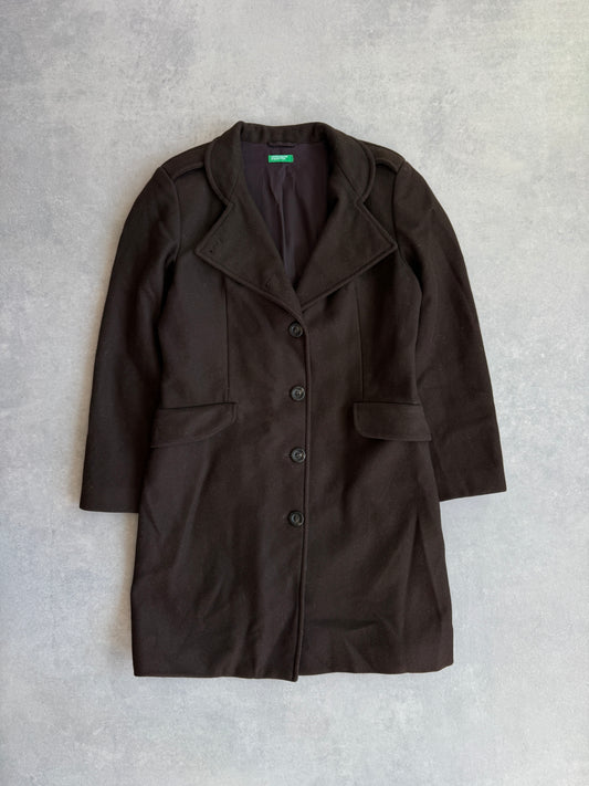 United Colors of Benneton vintage ženski vuneni kaput (XL)