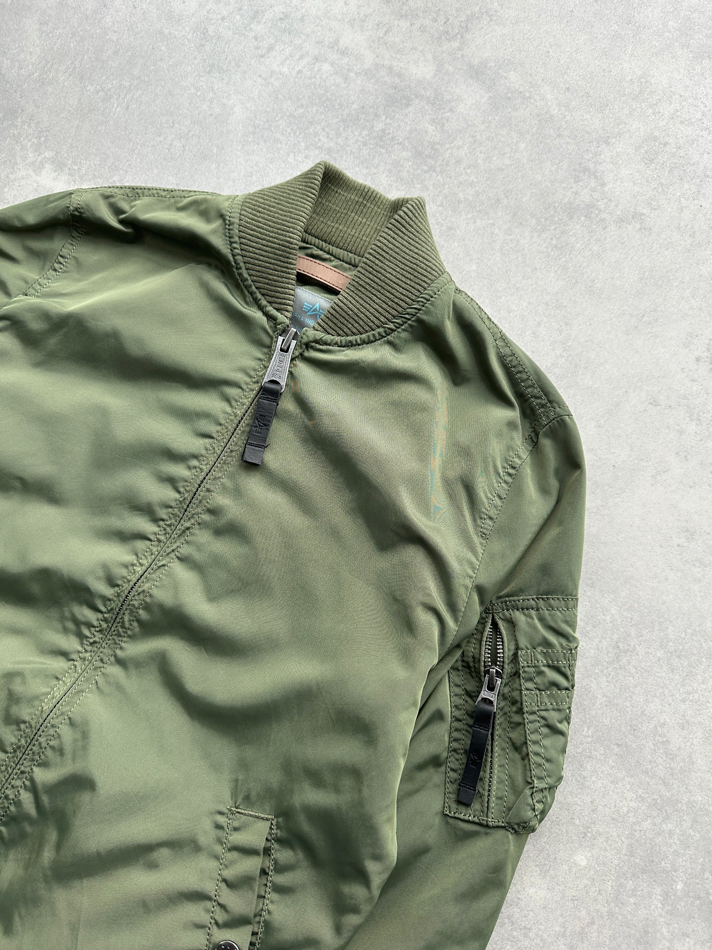 Alpha Industries ženska zelena spitfire jakna (M)