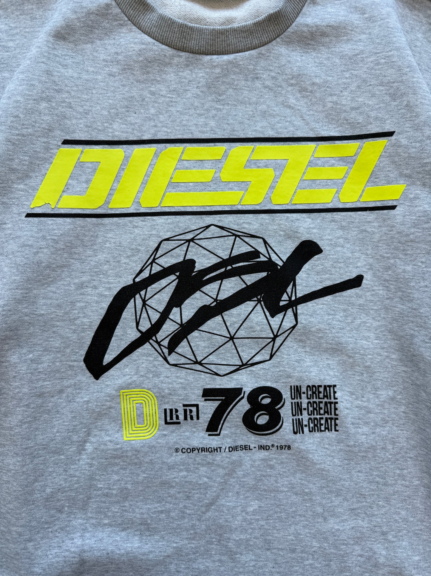 Diesel muška siva dukserica (XL)