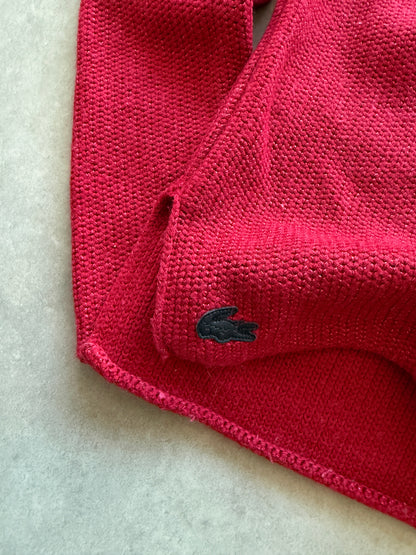 Lacoste retro ženski crveni džemper (M)