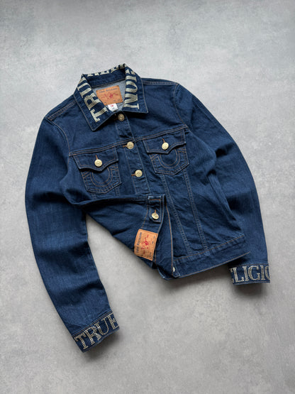 True Religion retro ženska slim fit teksas jakna (L)