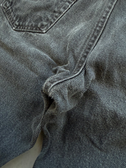 Levis 505 vintage 90s muške crne farmerke (33x30)