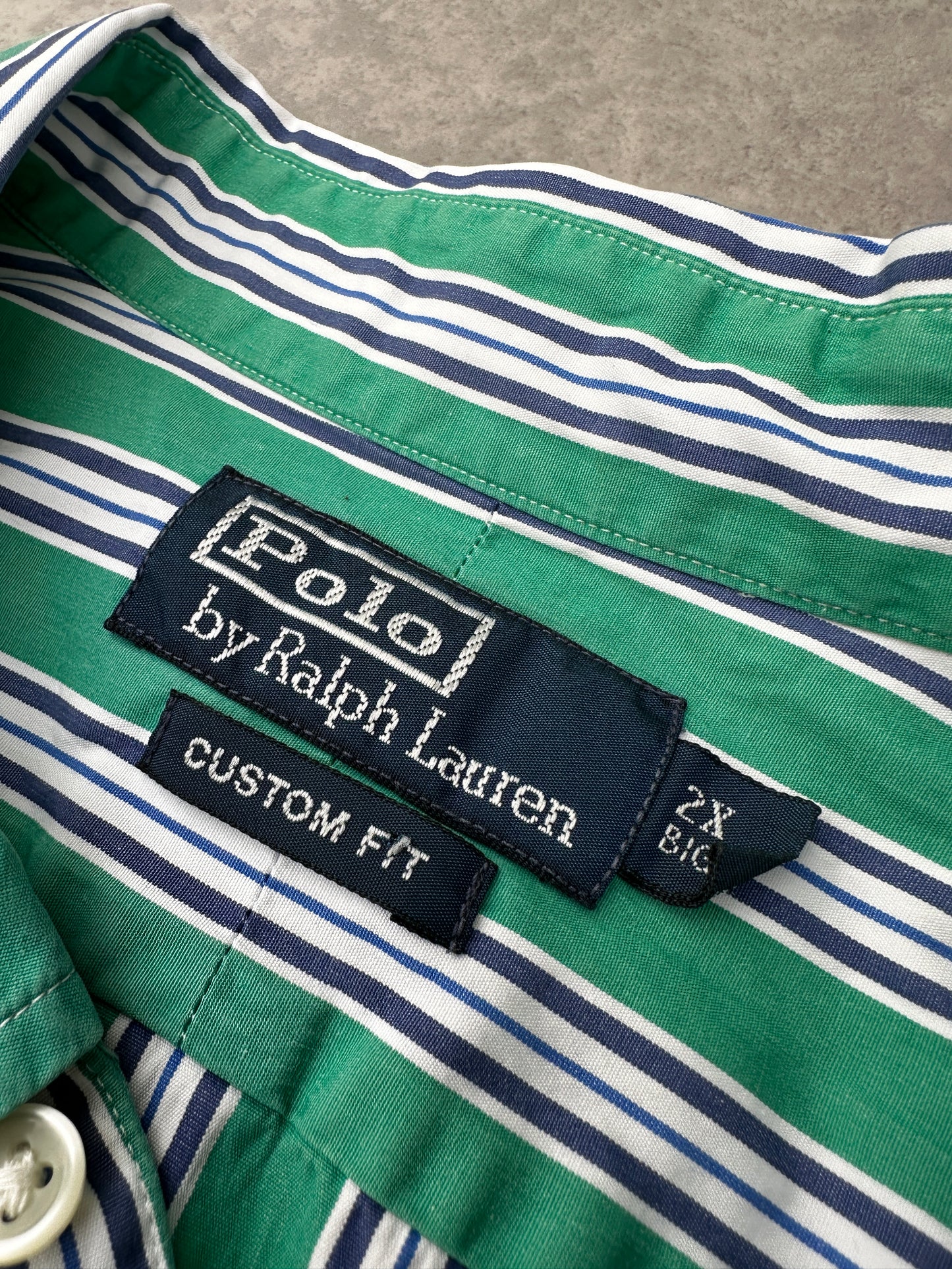 Polo by Ralph Lauren vintage muška zelena košulja (XXL)