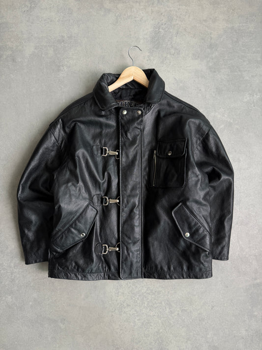 Unbranded vintage muška kožna bajker jakna (M)