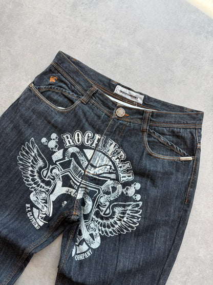 Rocawear Y2K muške loose fit farmerke (34)