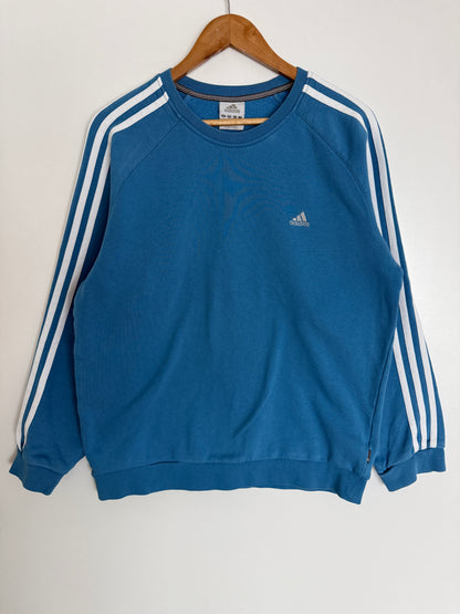 Adidas 2000s muška basic plava dukserica (M)