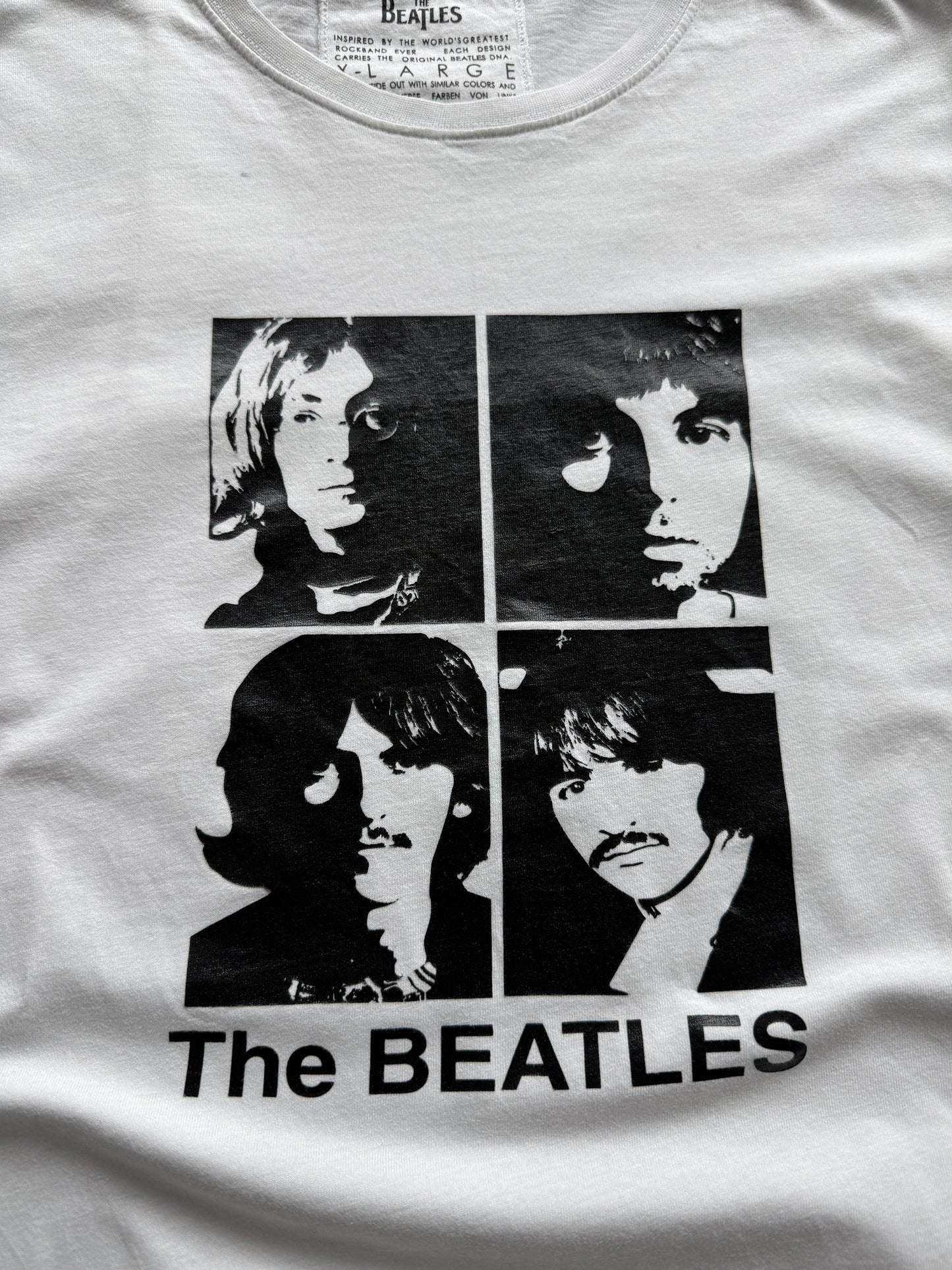 The Beatles muška bijela majica (XL)