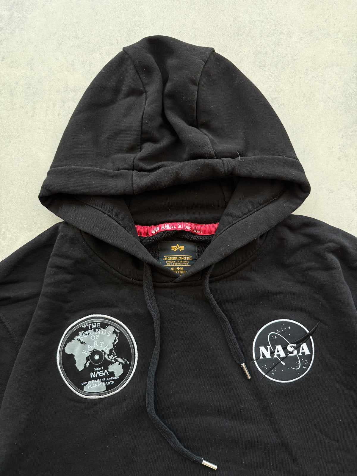Alpha Industries NASA muška crna dukserica (XL)