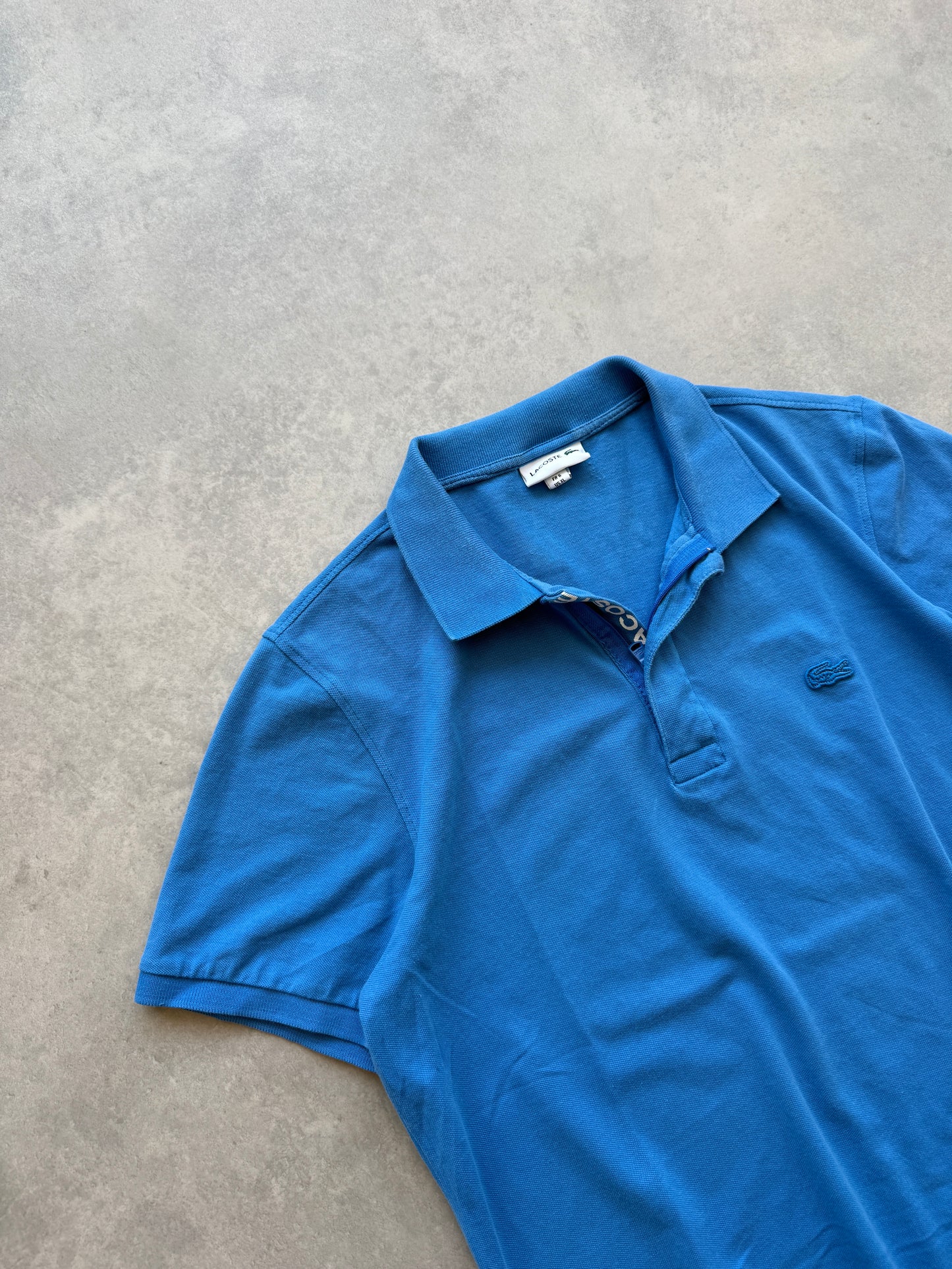 Lacoste muška plava zip polo majica (L)