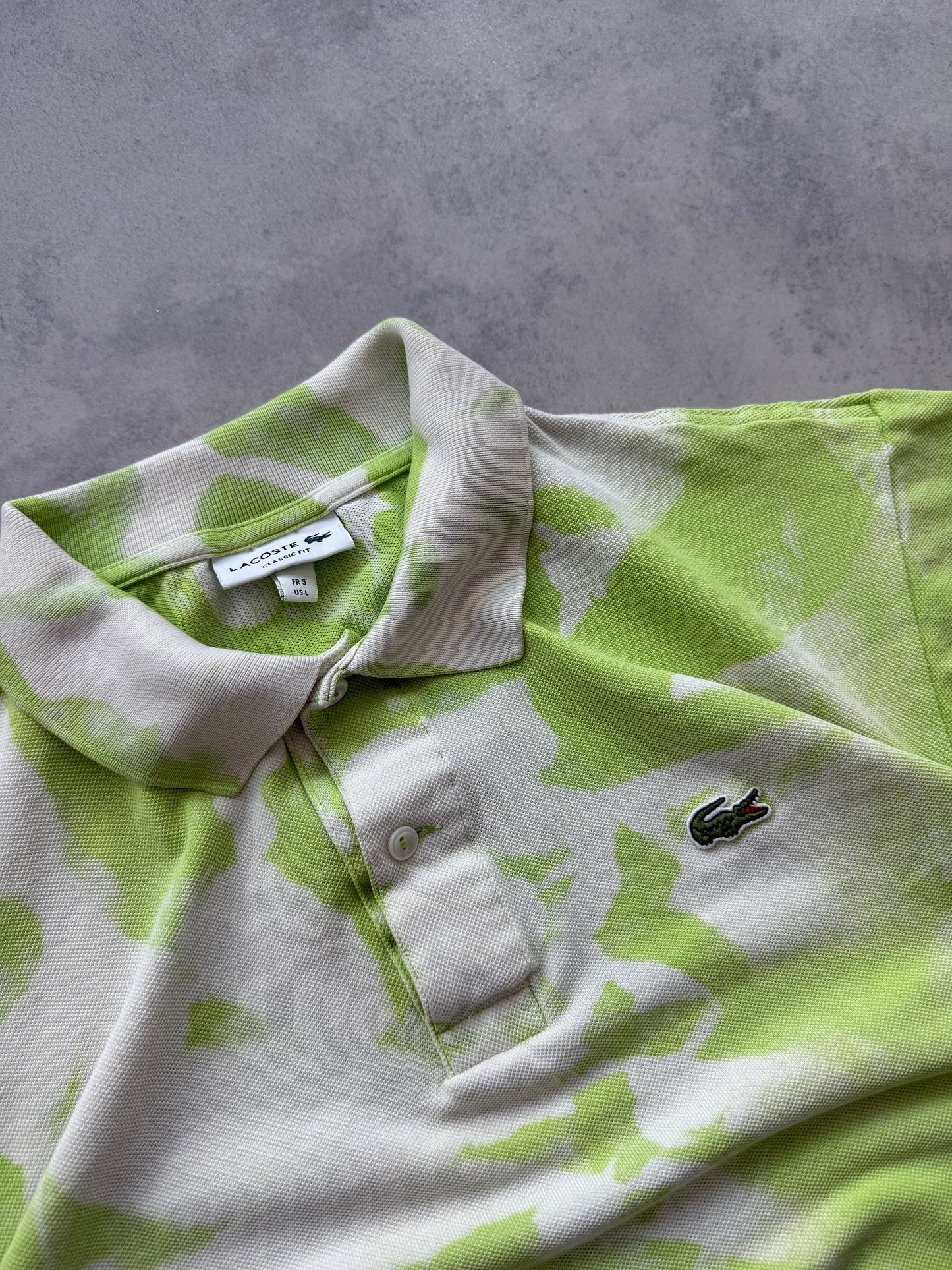 Lacoste bleach dye muška polo majica (M)