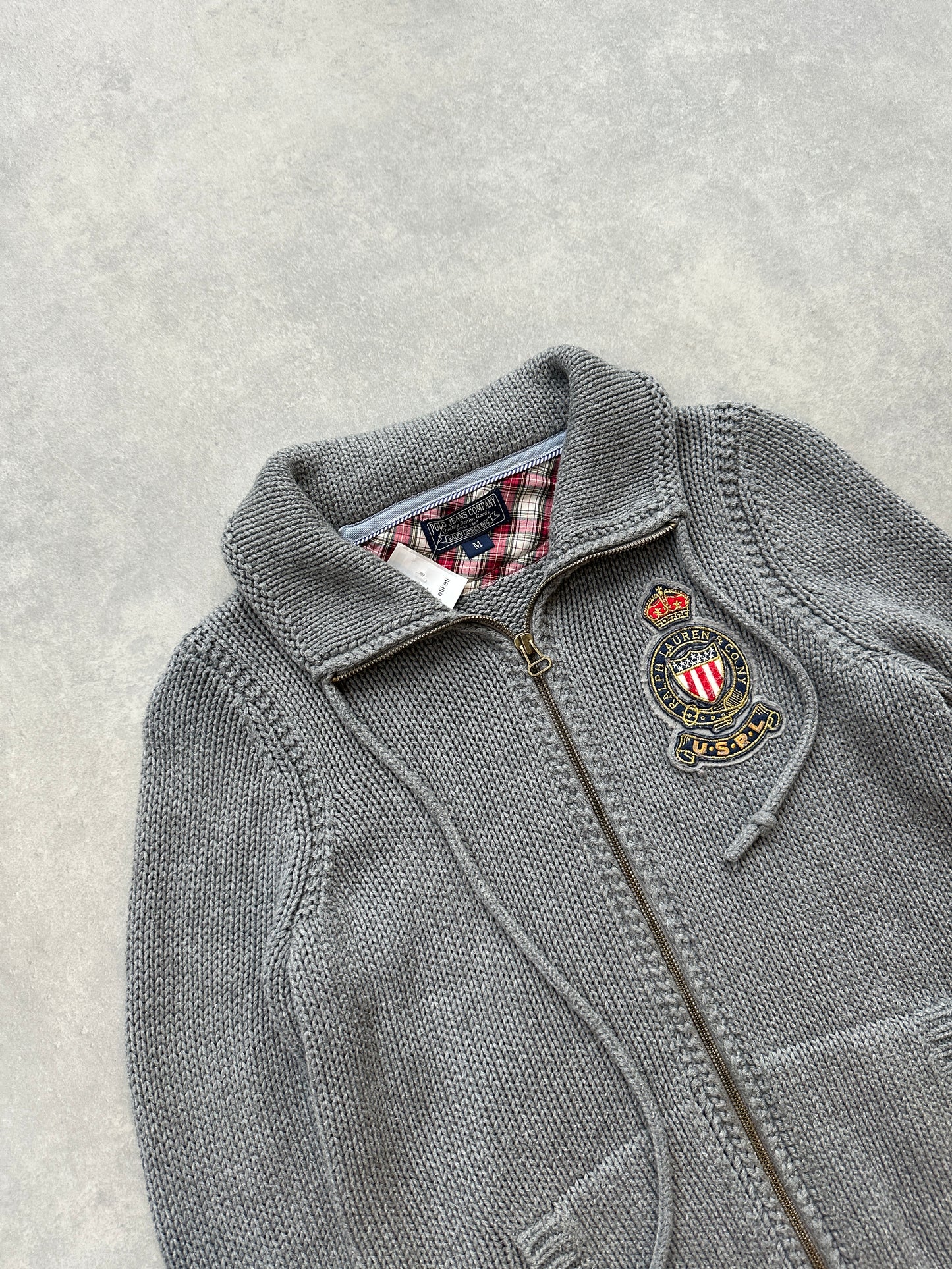 Polo by Ralph Lauren ženski vintage zip up džemper (M)