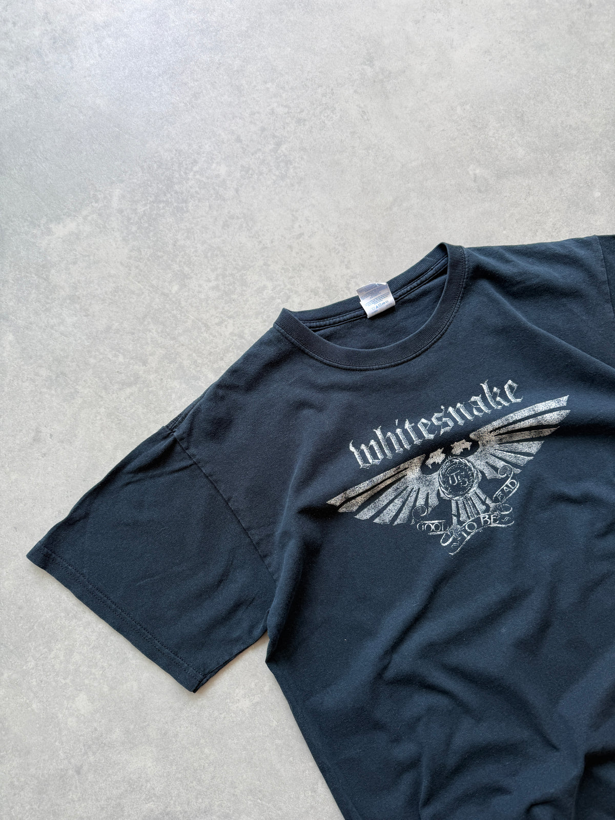 Whitesnake retro muška crna bend majica (M)