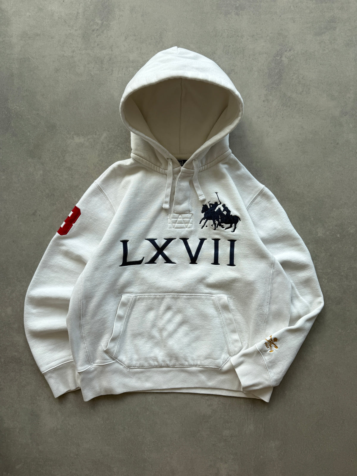 Polo by Ralph Lauren LXVII vintage muška heavy cotton dukserica (M)