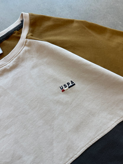 USPA muška color block dukserica (M)
